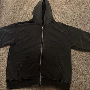 PrettyLittleThing Men's Black Zip-Up Jacket